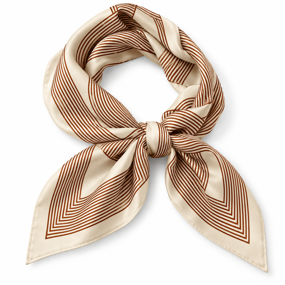 Seidentuch Lines | beige