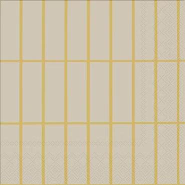 Serviettes 2 tailles | tiiliskivi lin or