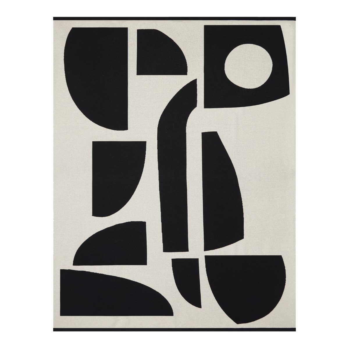 Baumwoll-Decke 130x160cm | Bruten mono