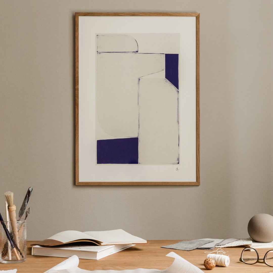 Framed Art Print 7 PM | 50x70cm