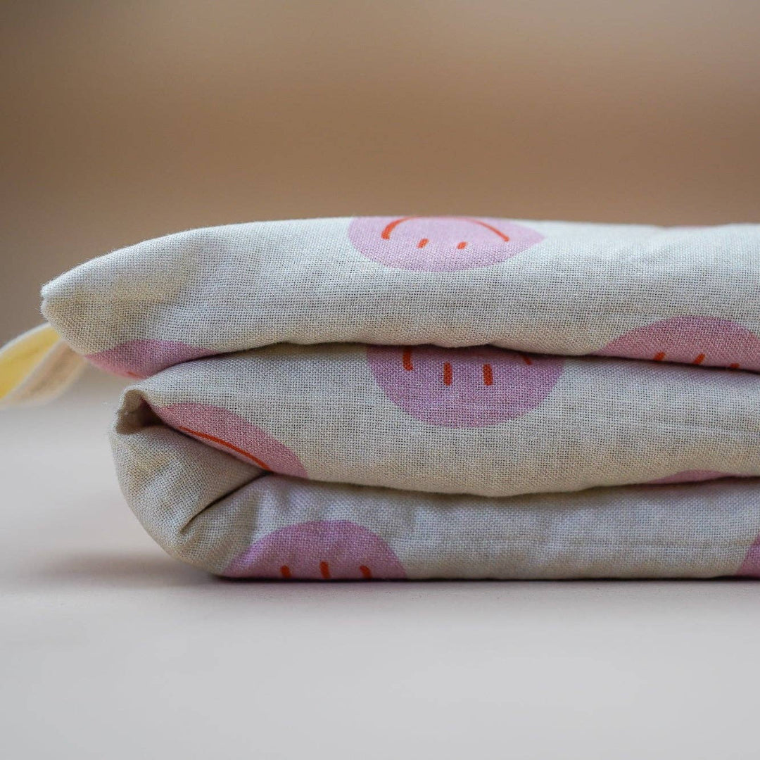 Coussin chauffant | Smiley rose