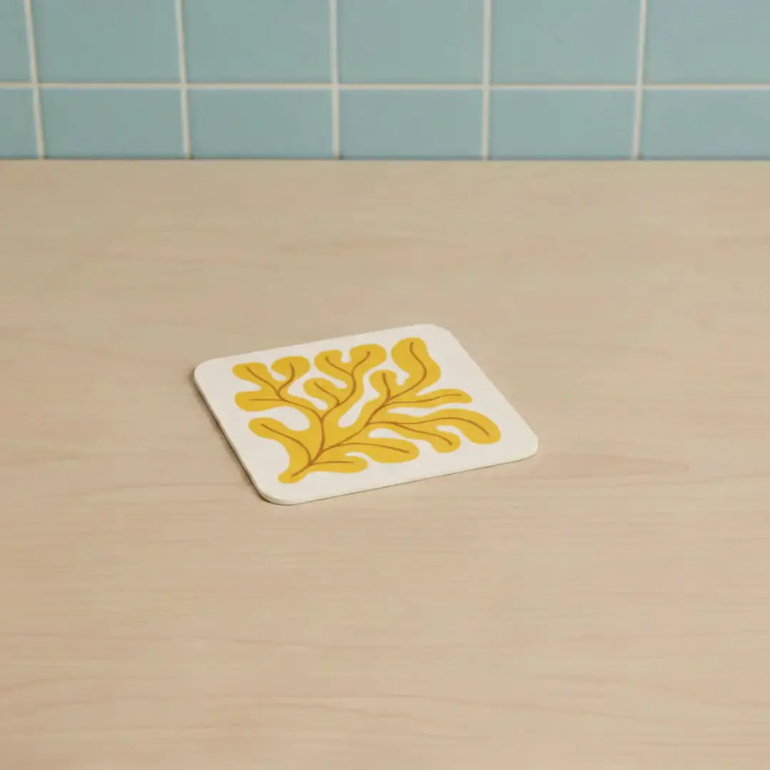 Dessous de verre seeweed | lemon
