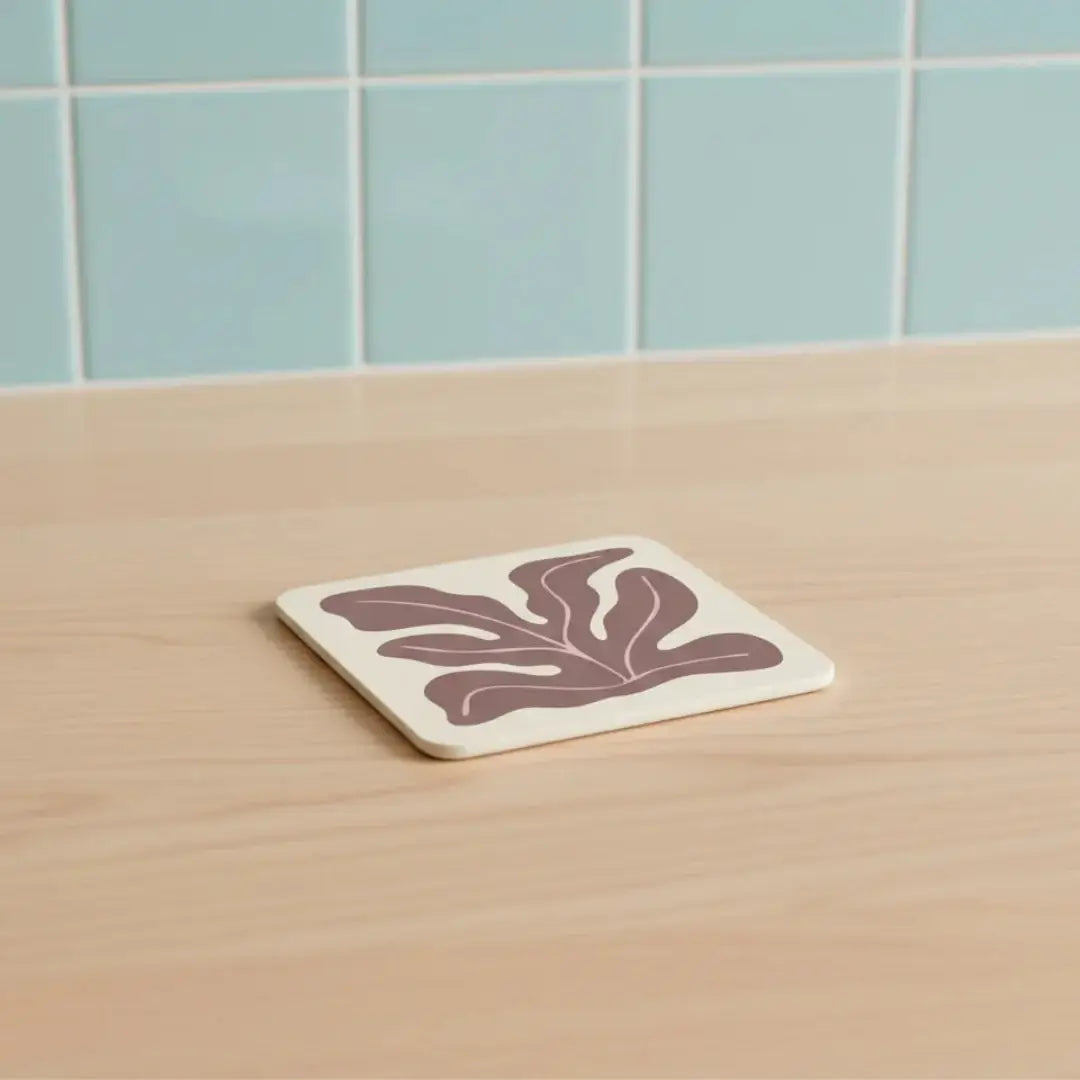 Sous-verre algue marine | violet