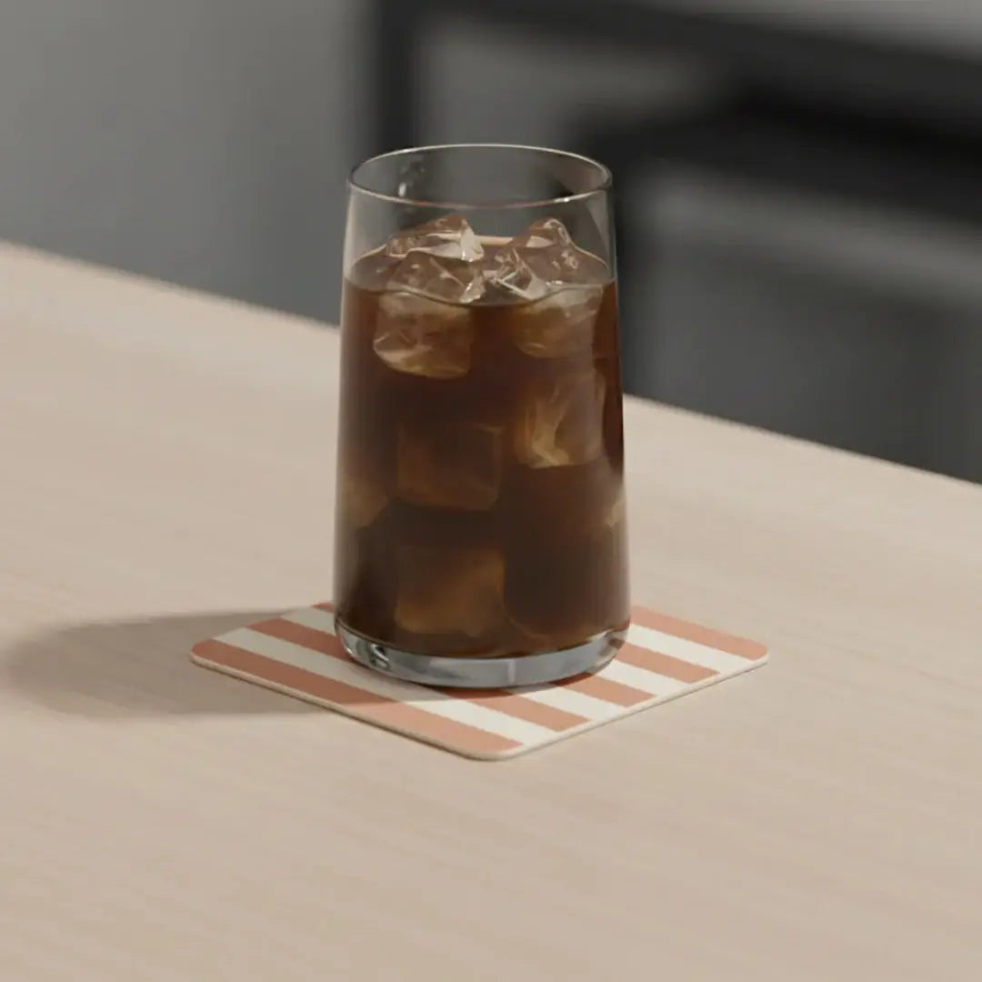 Coasters striped | almond