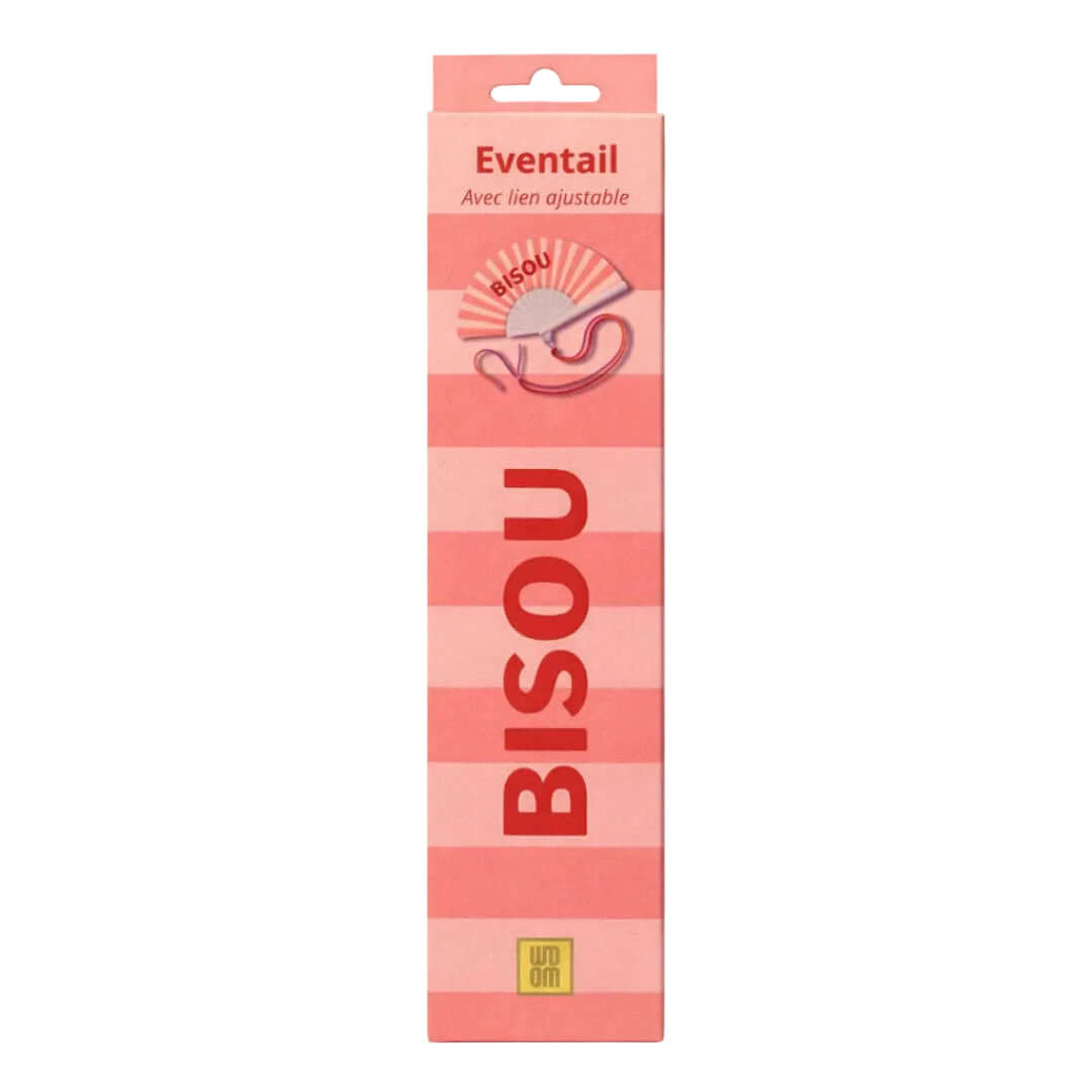 Stylische Fächer für heiße Sommertage in schöner Geschenkverpackung von BISOU.
