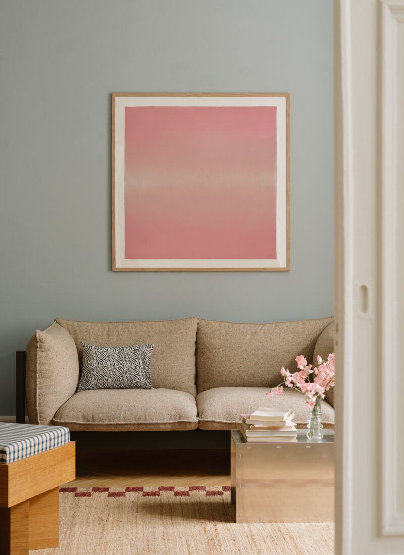 Affiche d'art 50x50cm | Interstellaire Rose