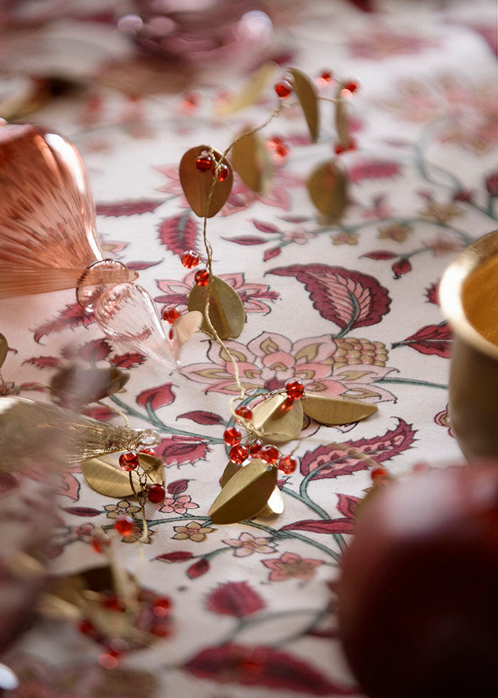 Girlande 180cm | golden leaf & berries