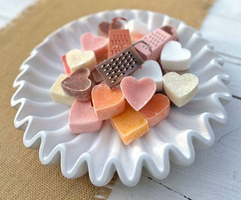 Heart-shaped fragrance block | cashmere