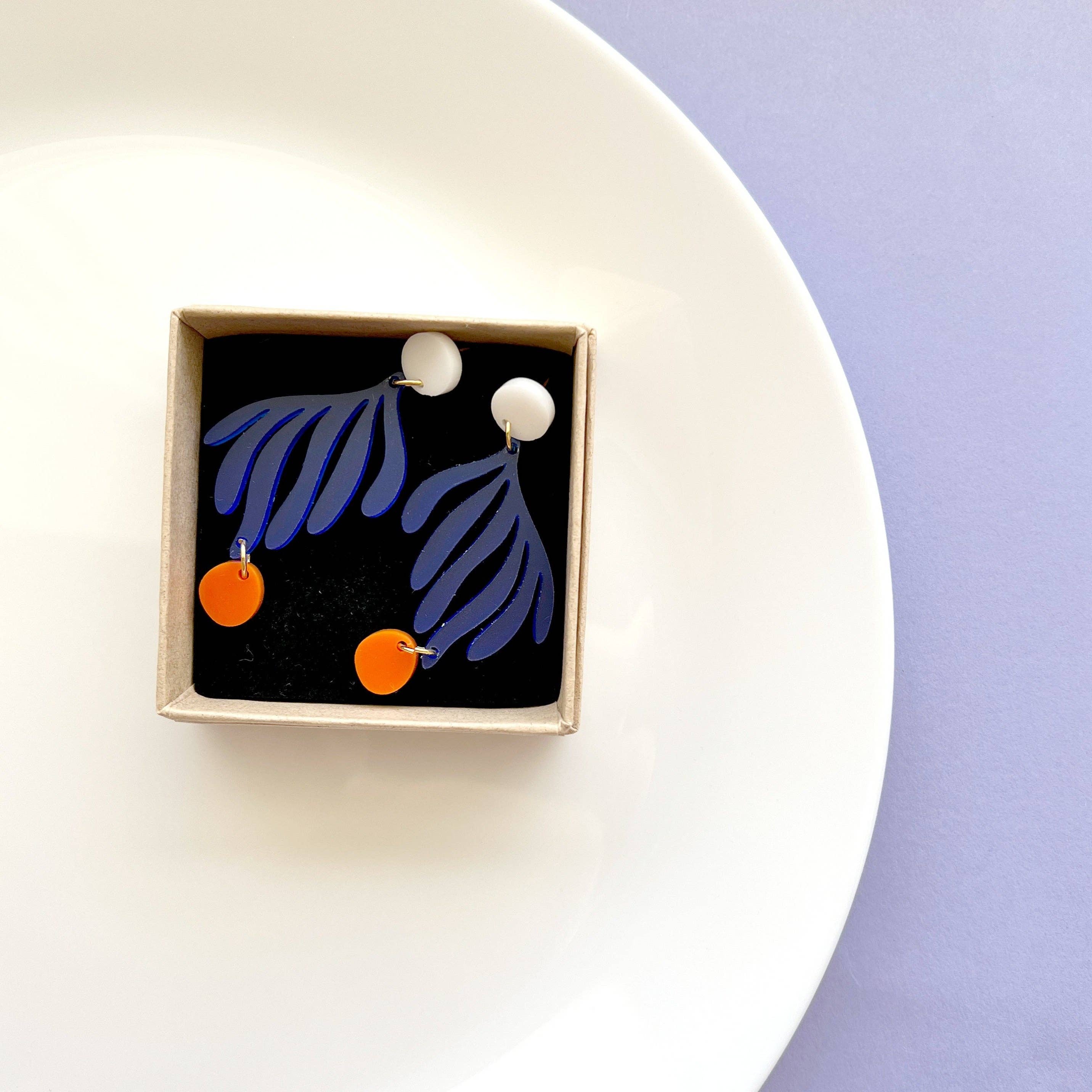 Earrings Matisse | azure