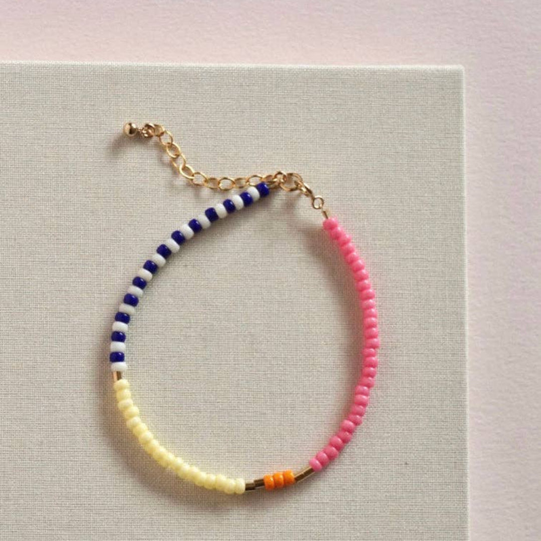 Bracelet Lente | pink, citrus, sailor stripes