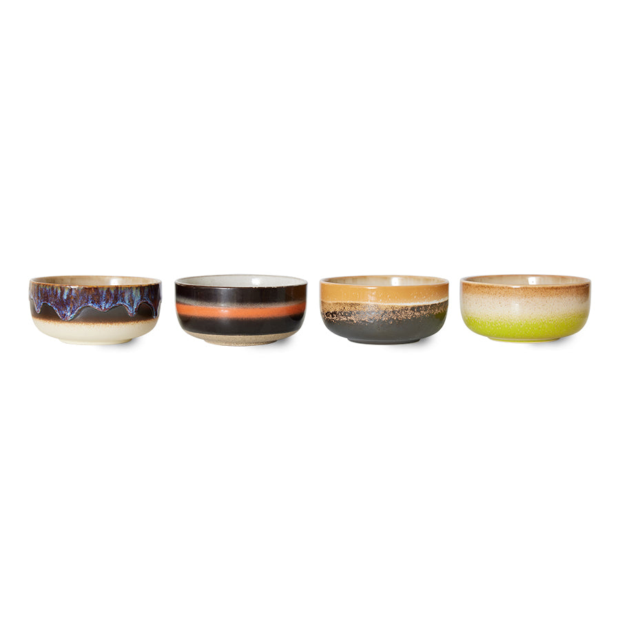 Set of 4 Dessert Bowls Ø 12.5cm | HUMUS