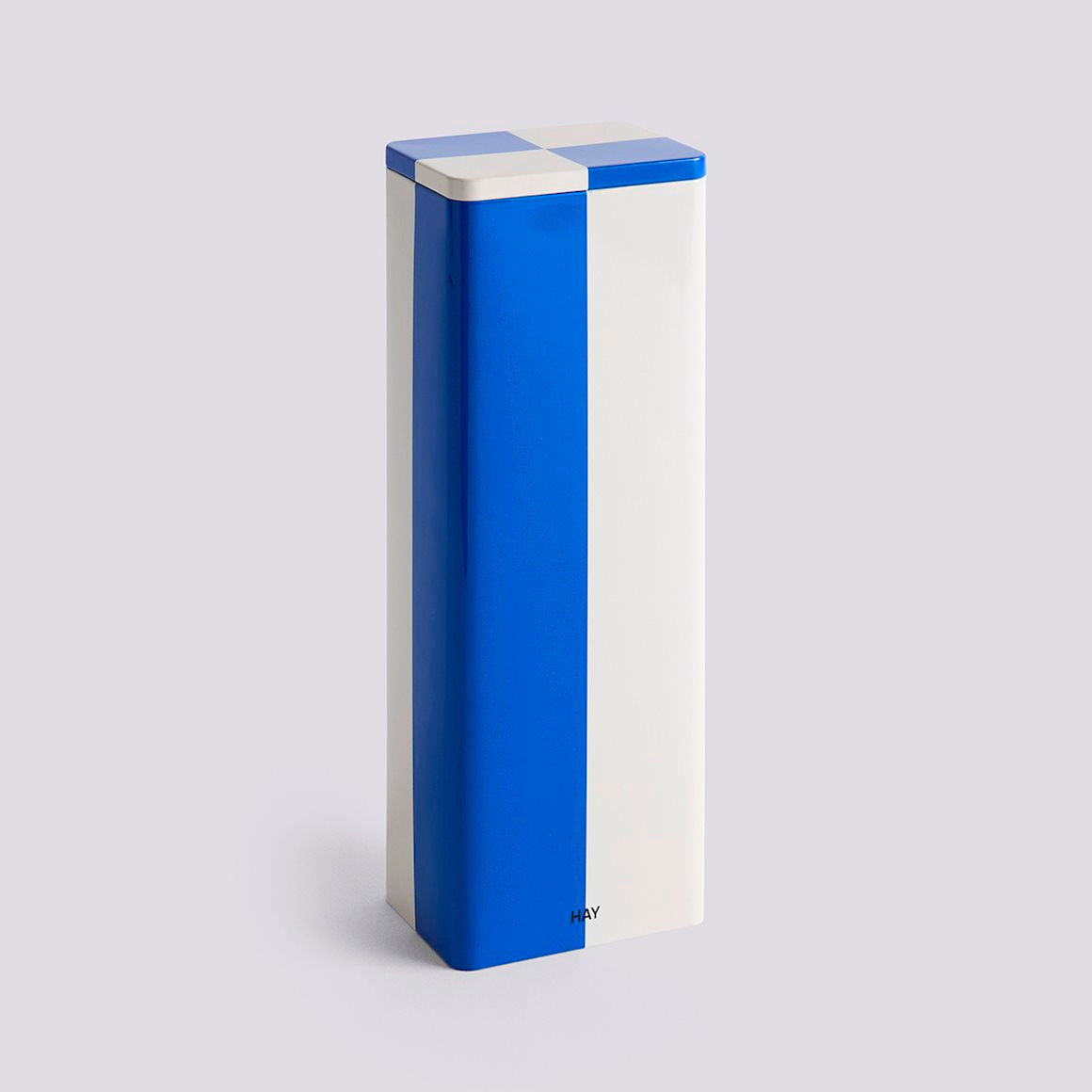 Boîte de conservation Container Slim | blanc cassé & bleu