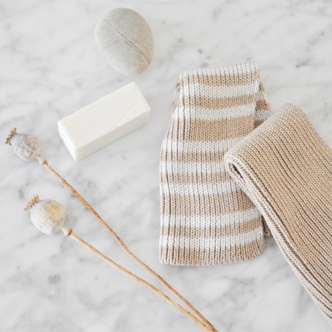 Lot de 2 essuie-tout Costa | beige, blanc cassé