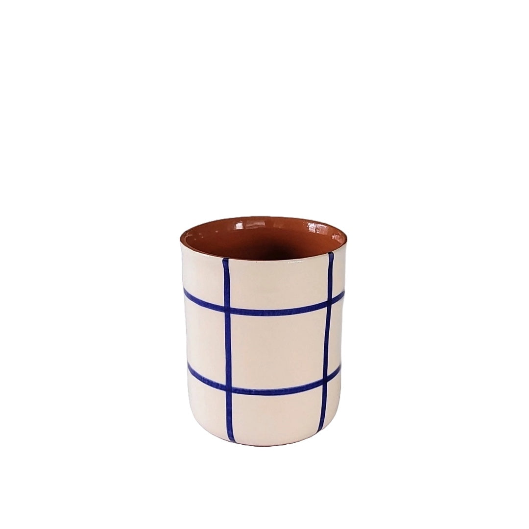 Mug | Grid blue