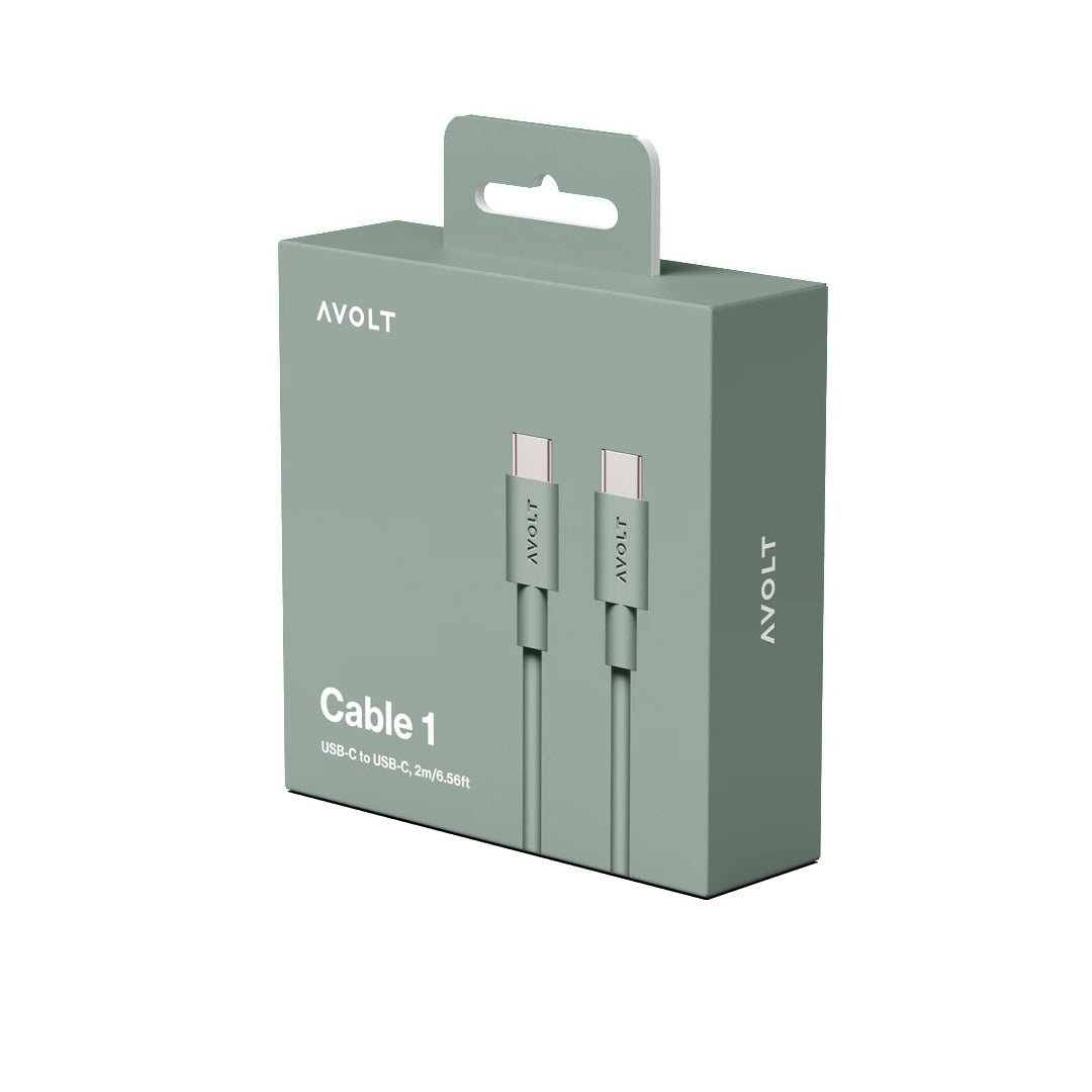 Câble USB One (2m) | vert chêne