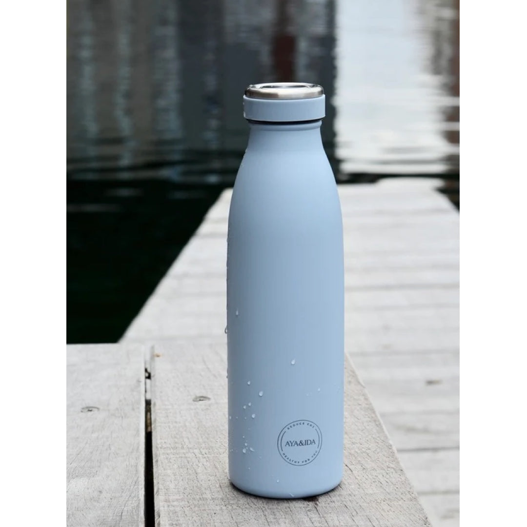 Stainless Steel Water Bottle - powder blue | various sizes