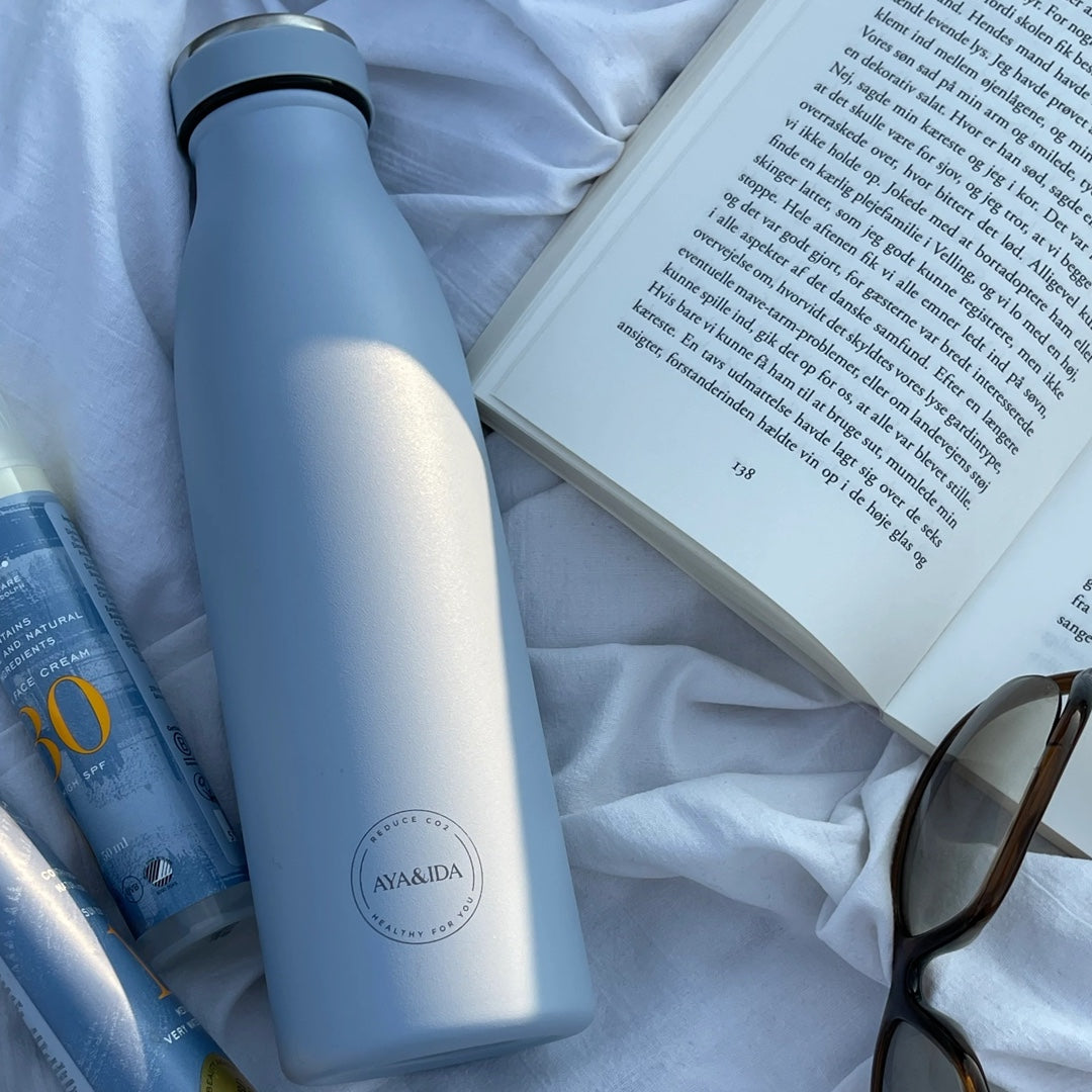 Stainless Steel Water Bottle - powder blue | various sizes