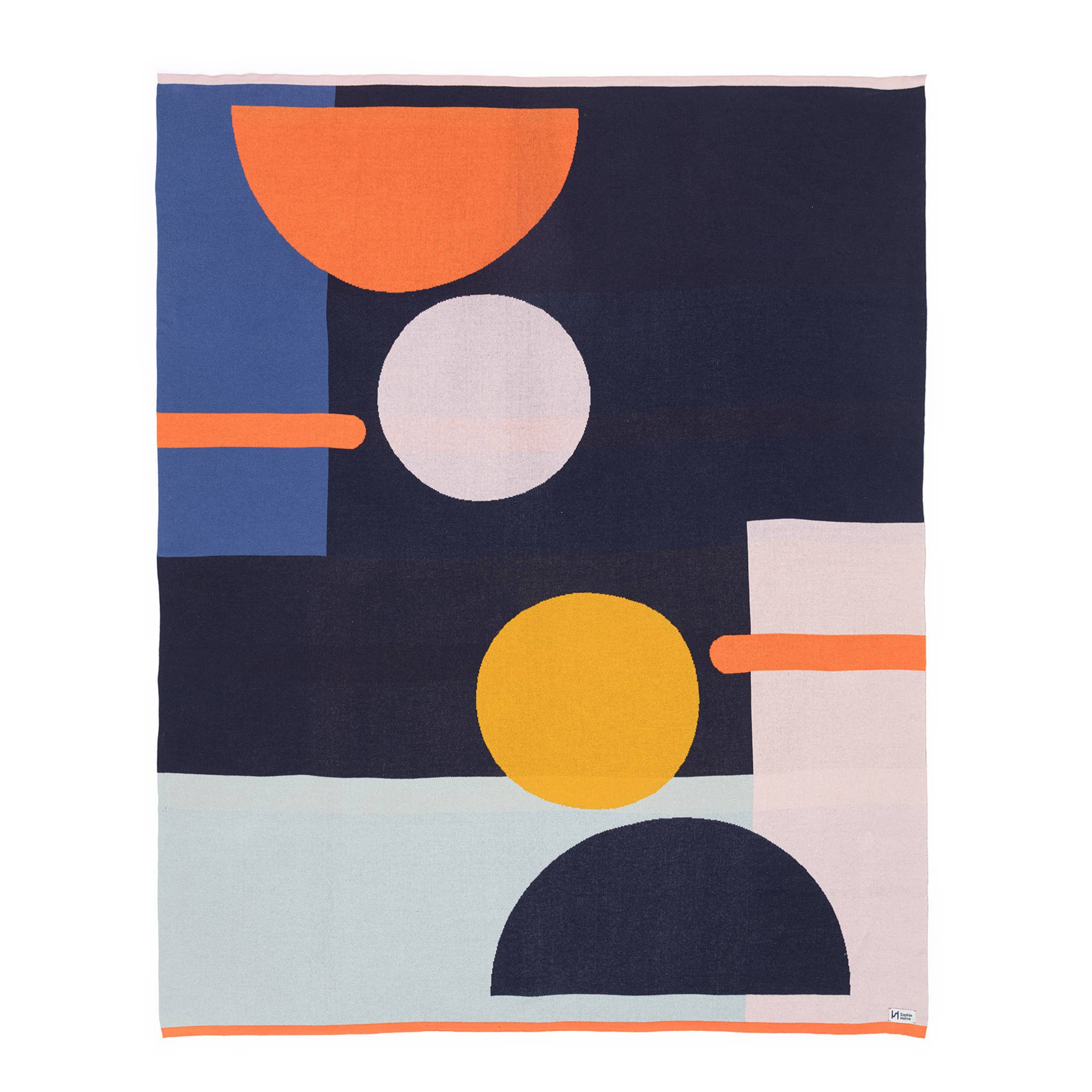 Baumwoll-Decke 130x160cm | Bleecker multi