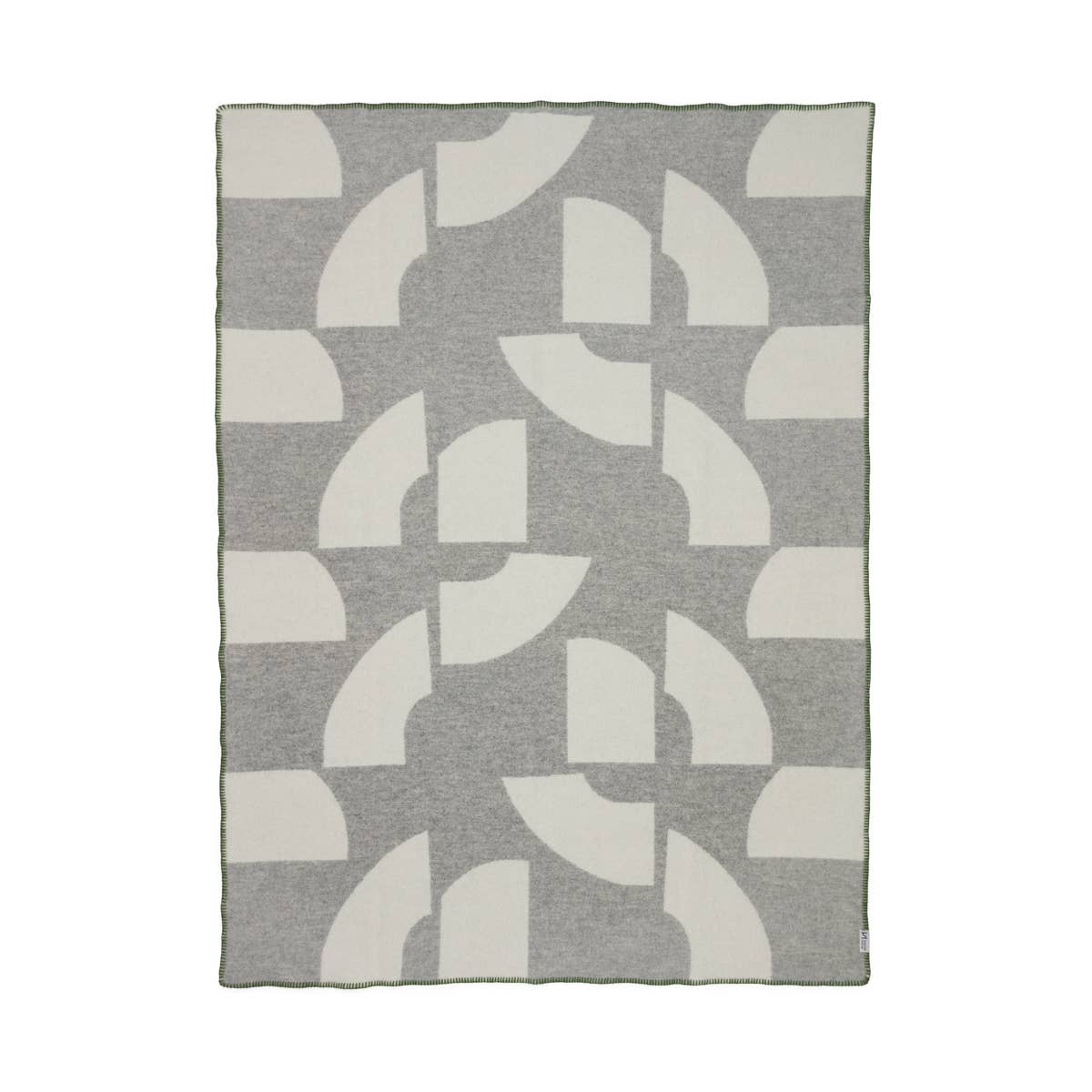 Couverture en laine 135x185cm | Déco grise