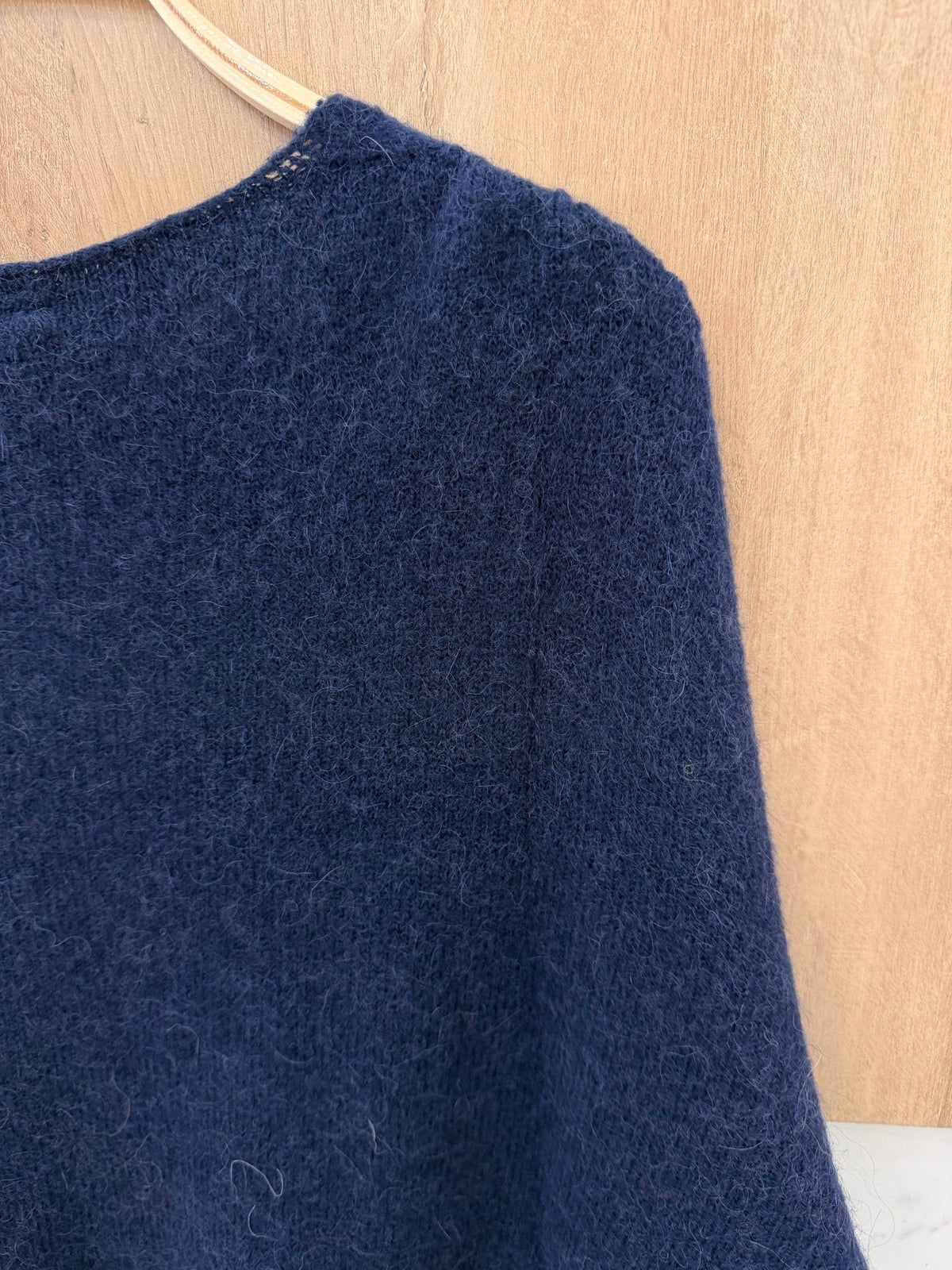 Pull en laine d'alpaga | bleu marine
