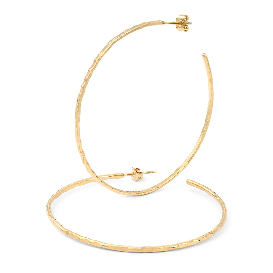 Earrings Illusion Hoops | gold