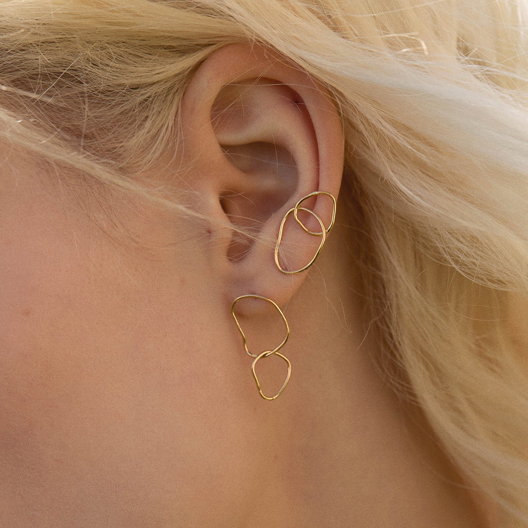Mismatched Capucine Earcuffs | gold