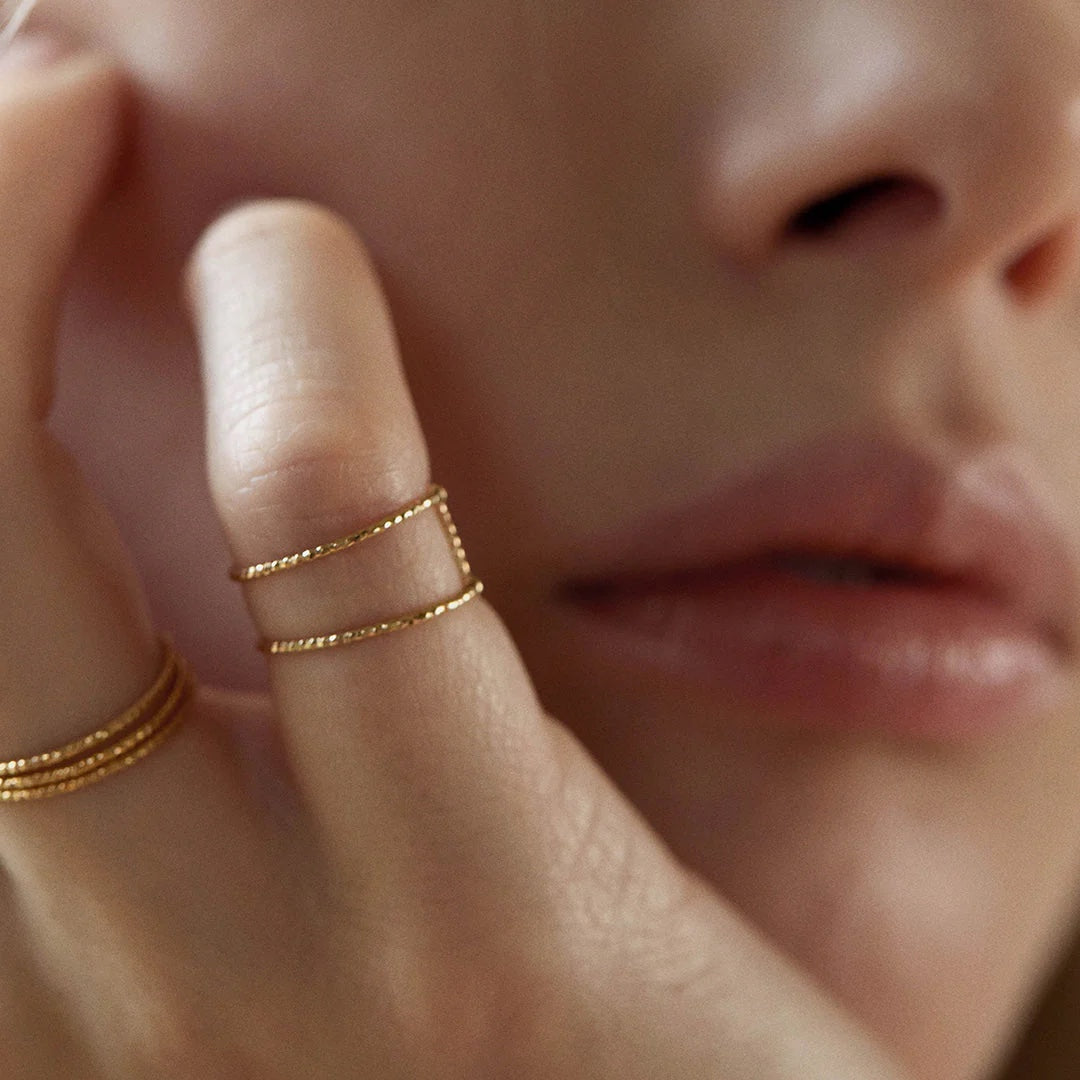 Bague Ode double | trois tailles