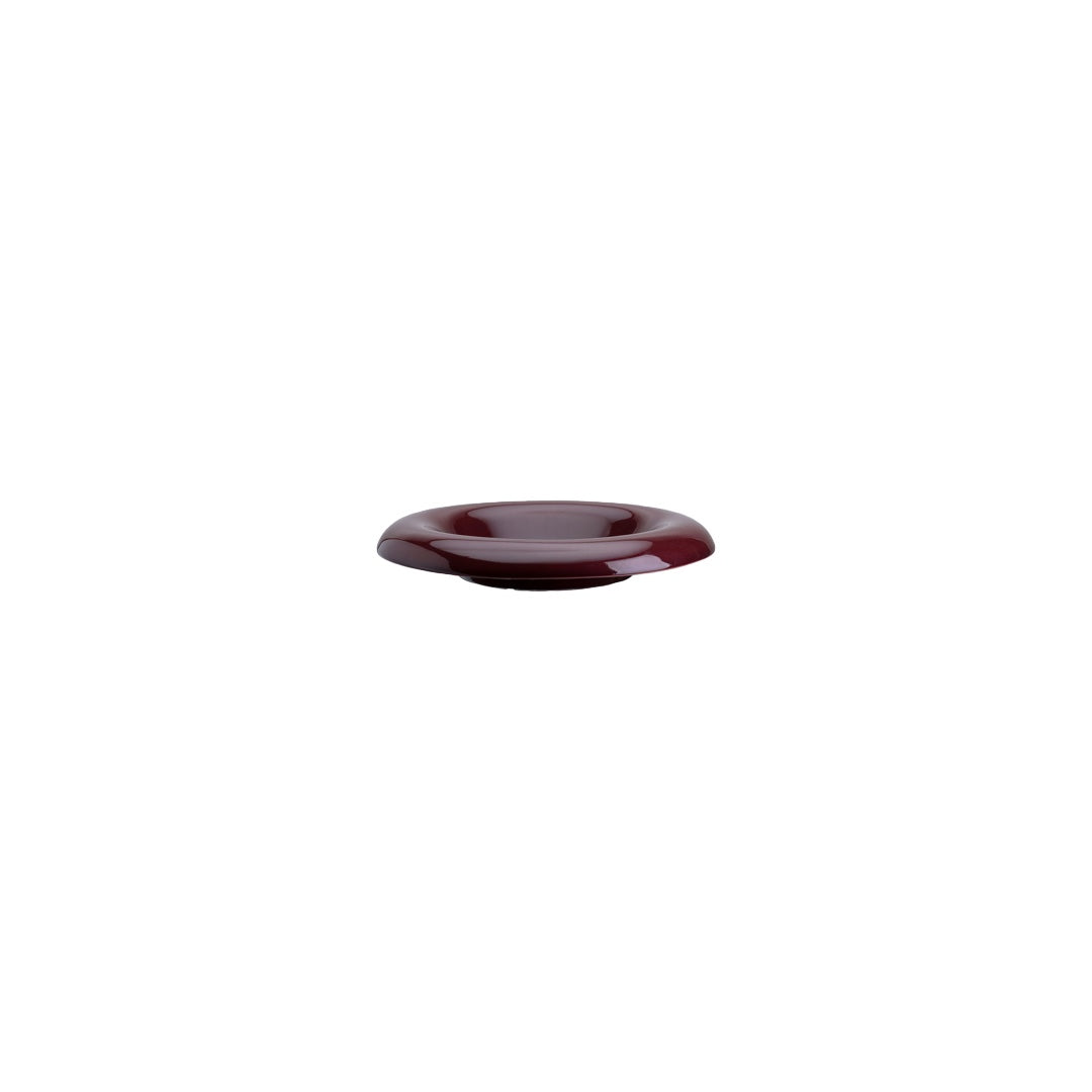 Saucer for Lily | deep burgundy