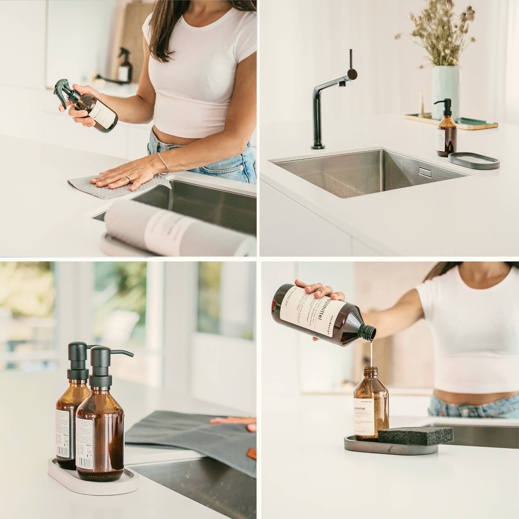 Dish Soap with Pump Dispenser | Bergamot & Lemongrass