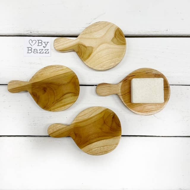Wooden Bowl with Handle | 11.5 cm