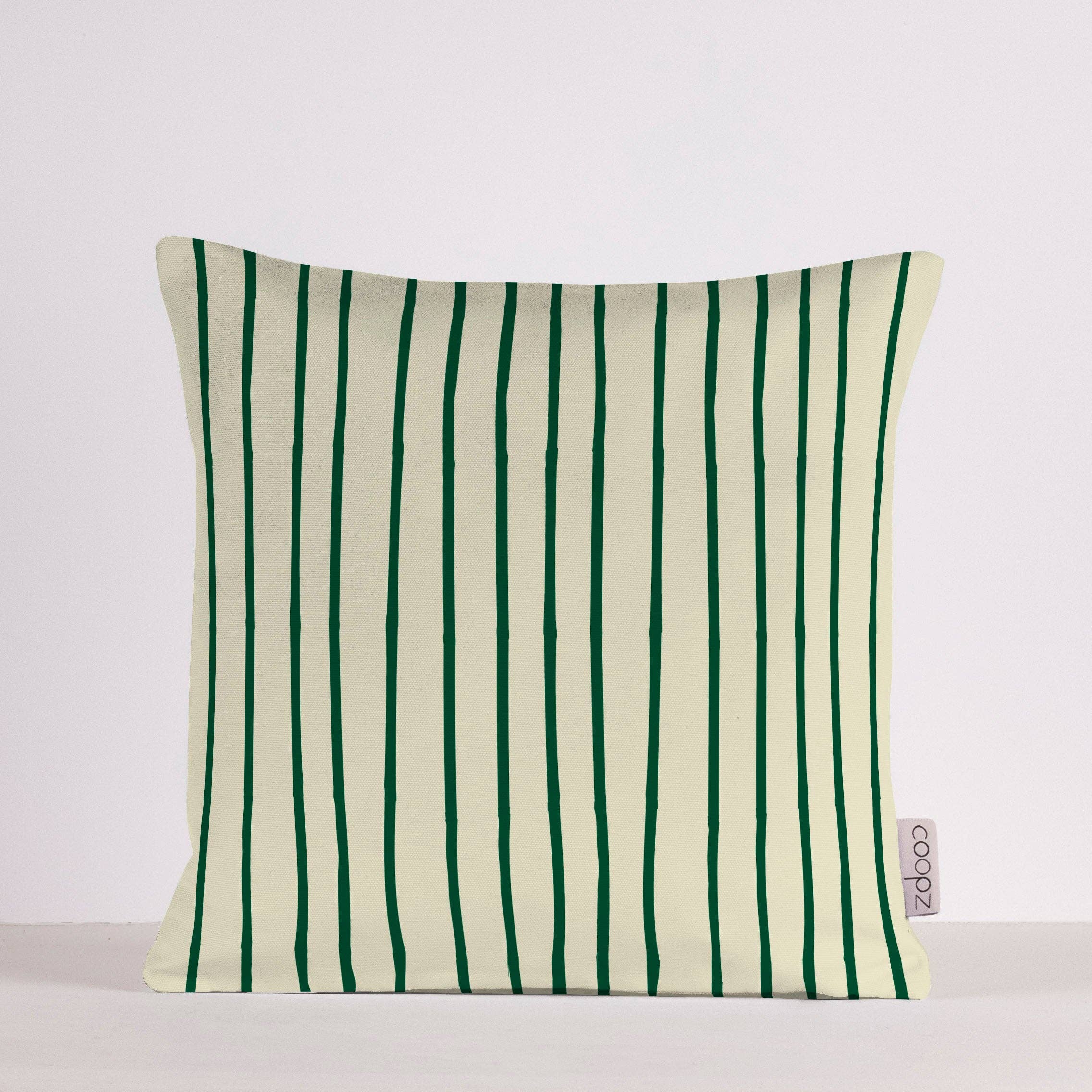 Kissen lines | creme/ grün