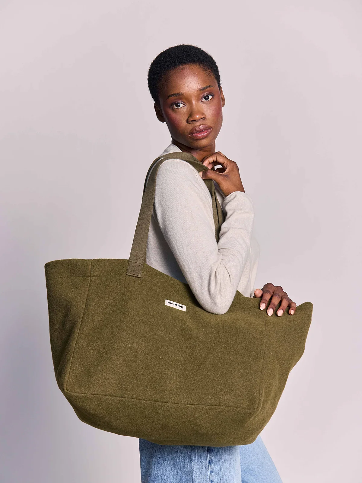 Tasche Claude | Filz khaki