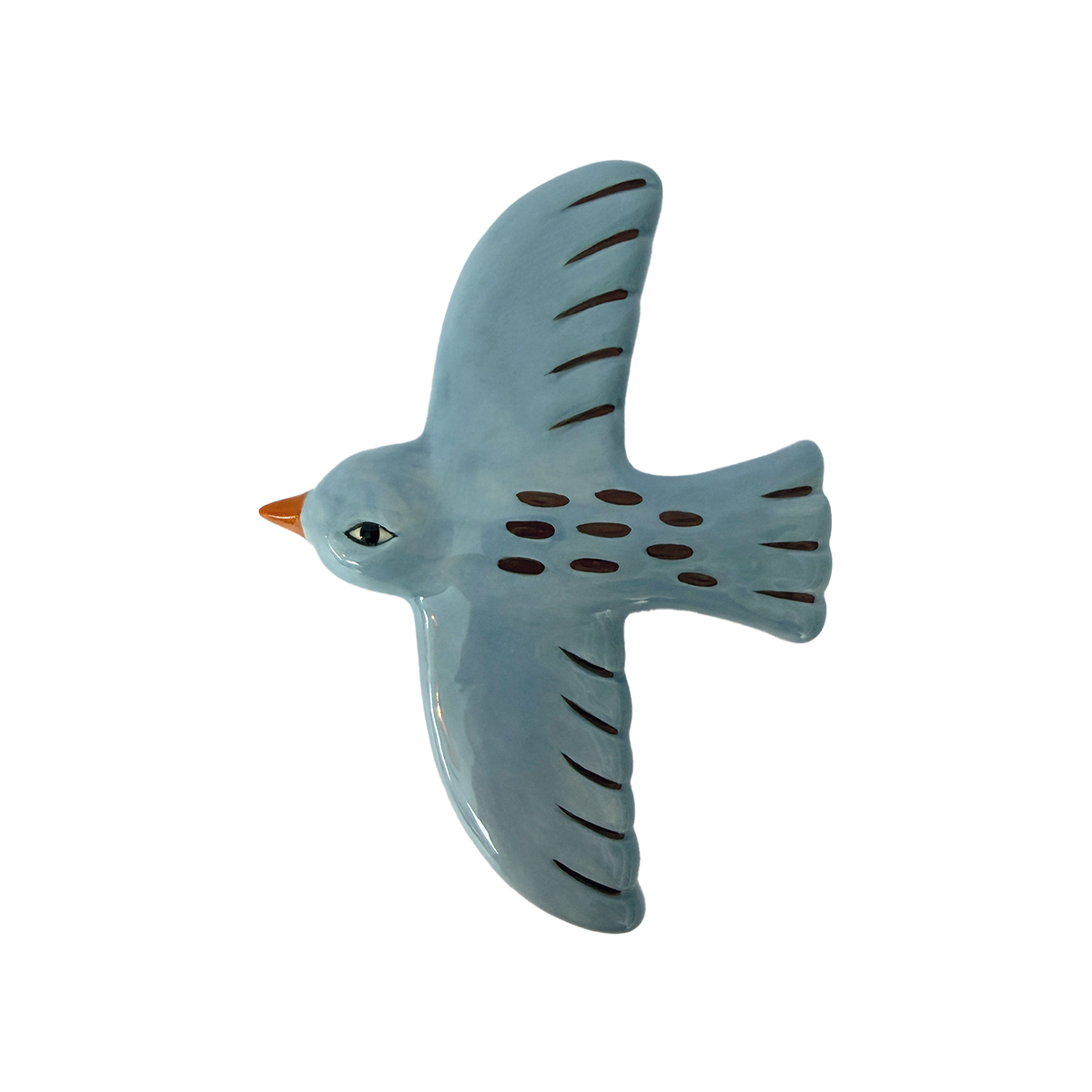Wanddekoration Vogel gross | blau