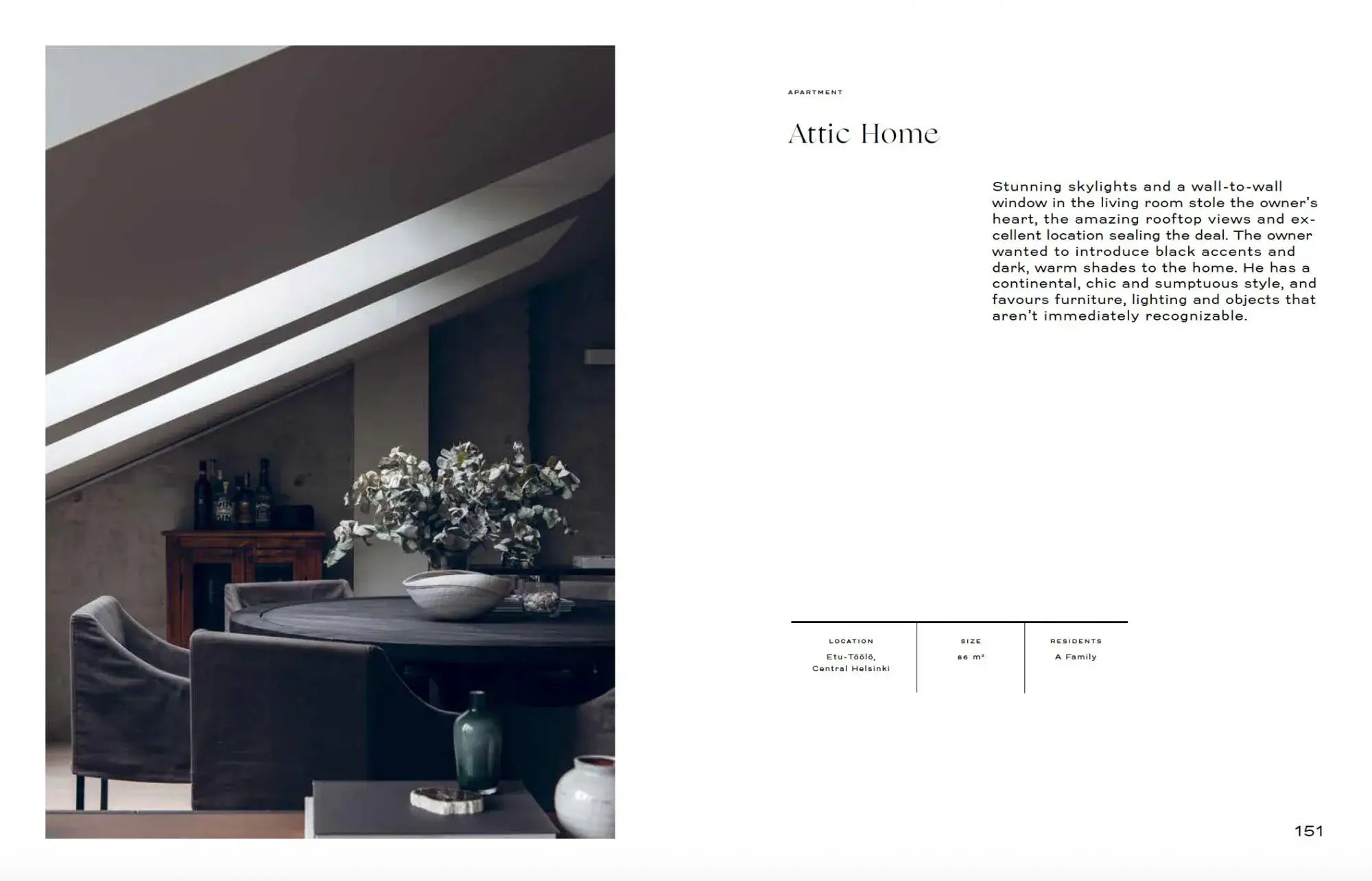 Livre sur l'intérieur nordique