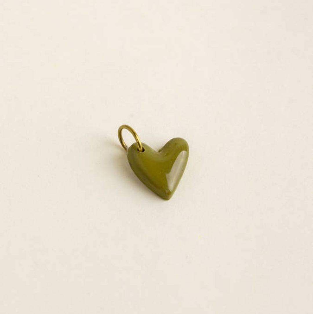 Collier Jolie | Cœur mousse
