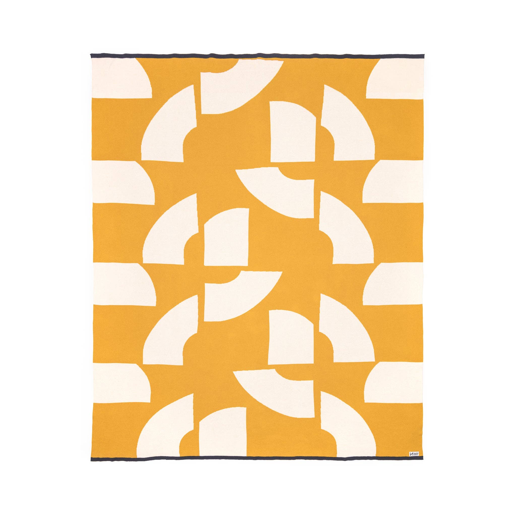 Couverture en coton 130x160cm | Décoration citrus