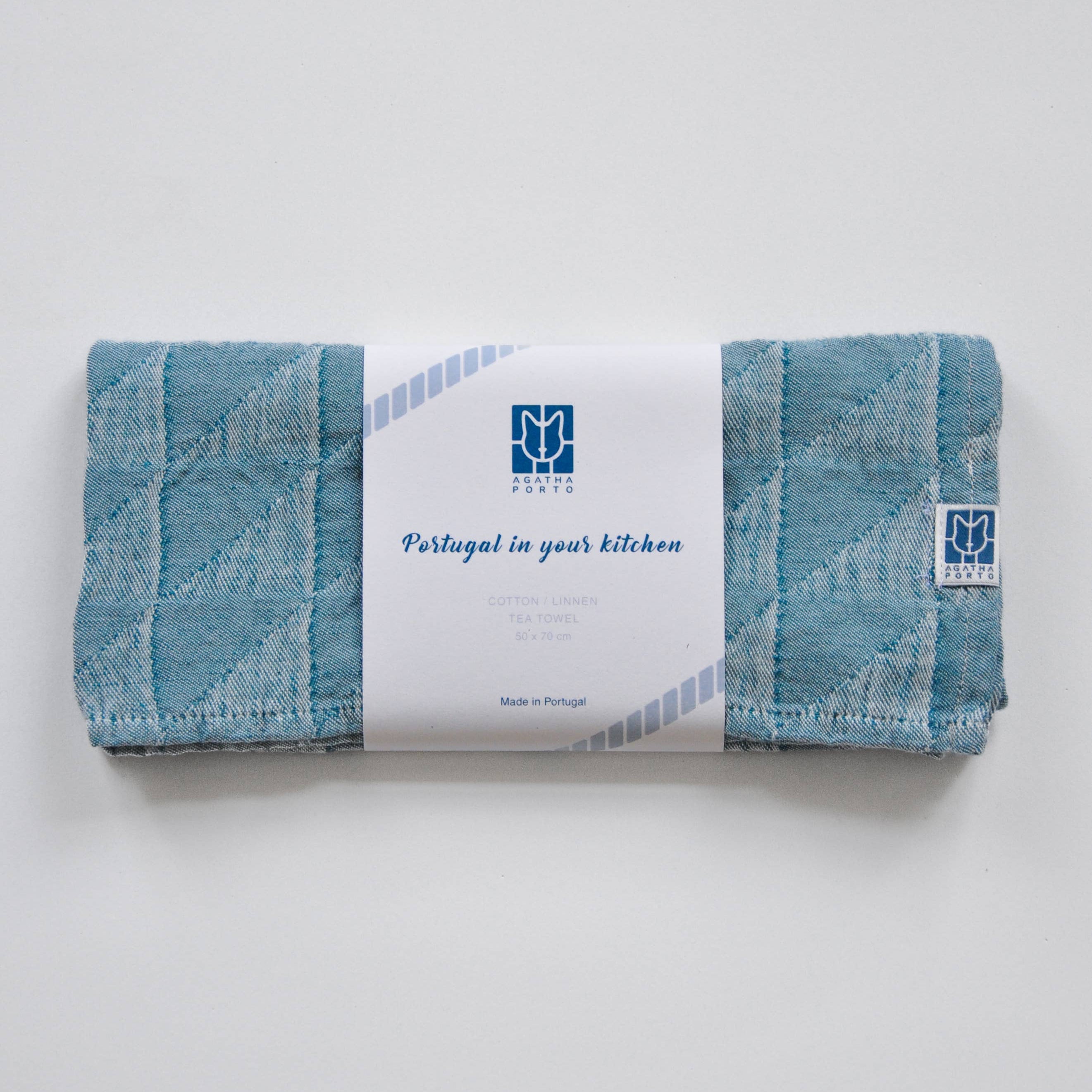 Torchon Serra | bleu
