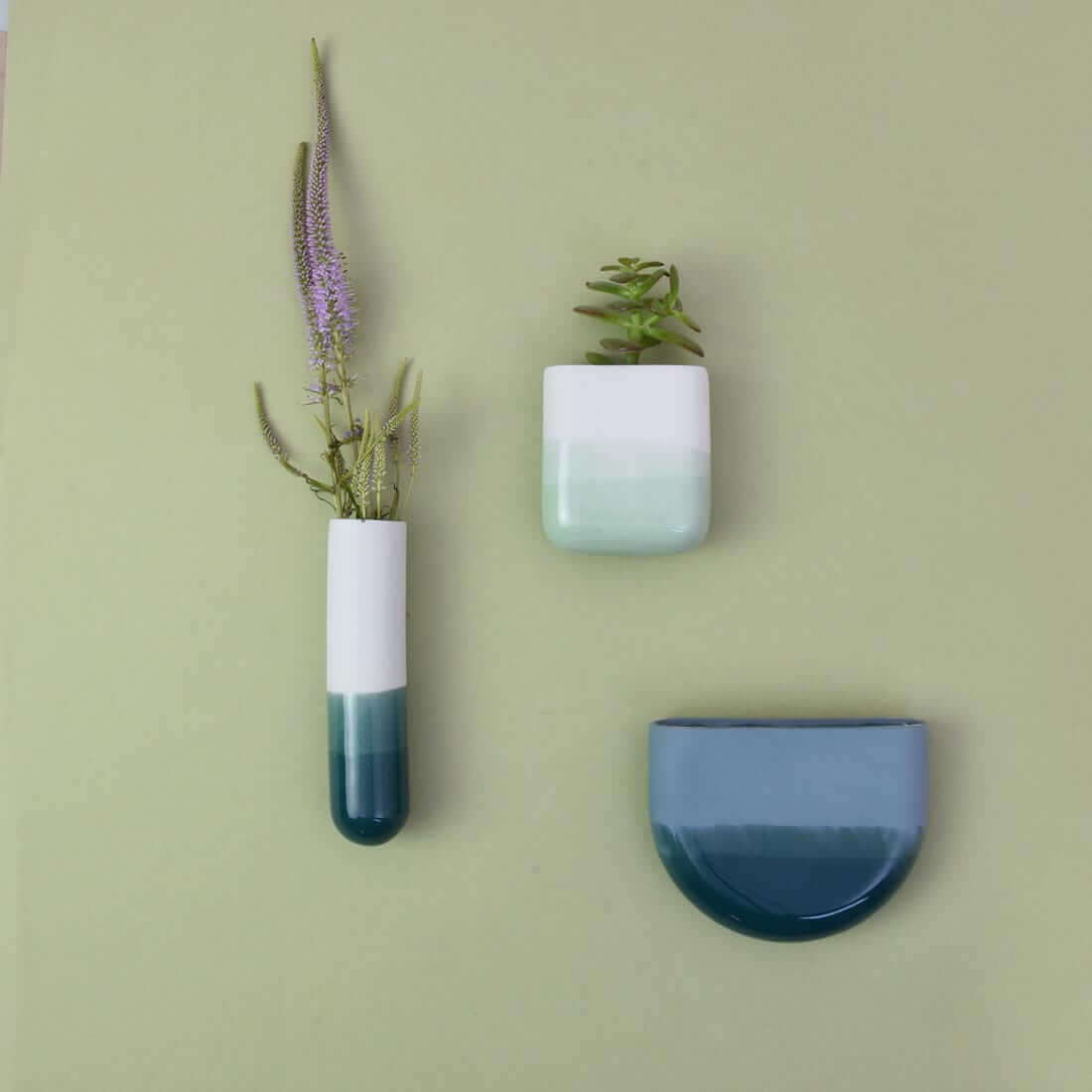 Wall Vase Dip short | mint