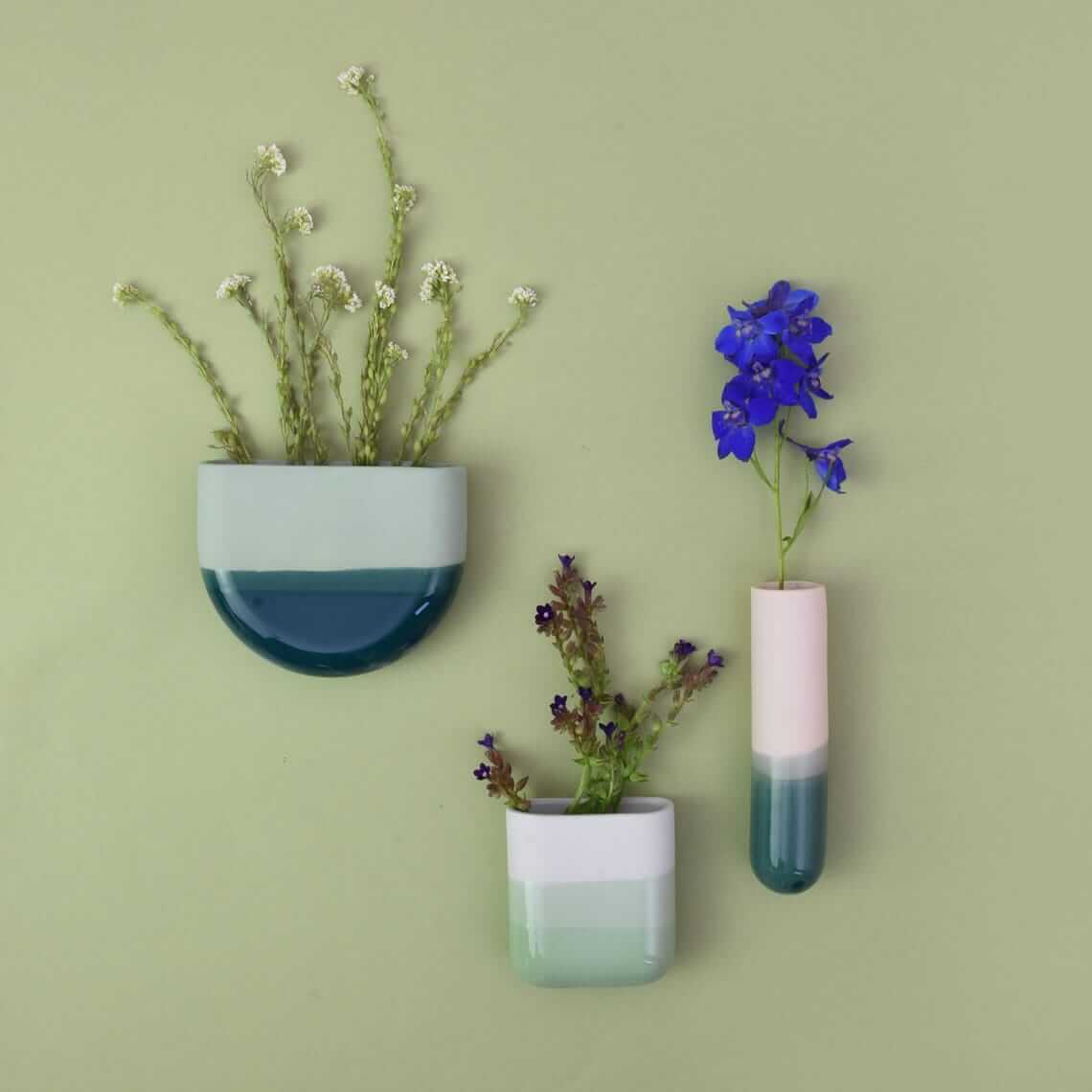 Wall Vase Dip short | mint