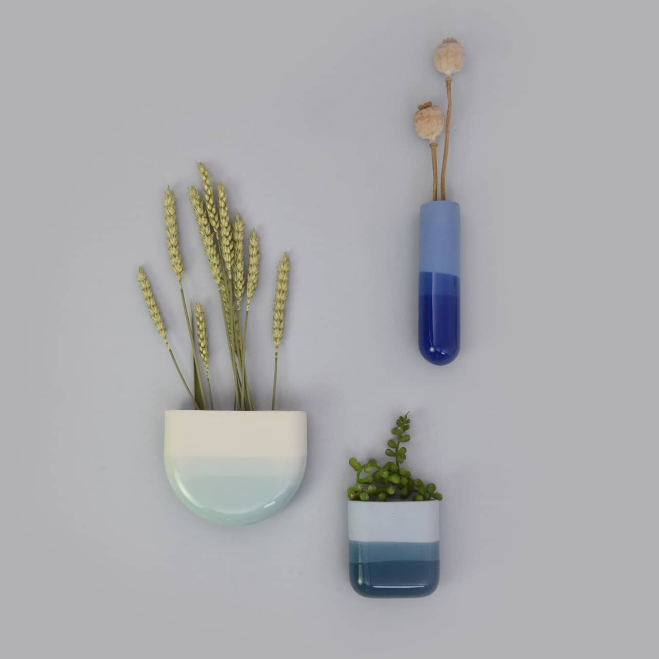 Vase murale Dip ronde | sky