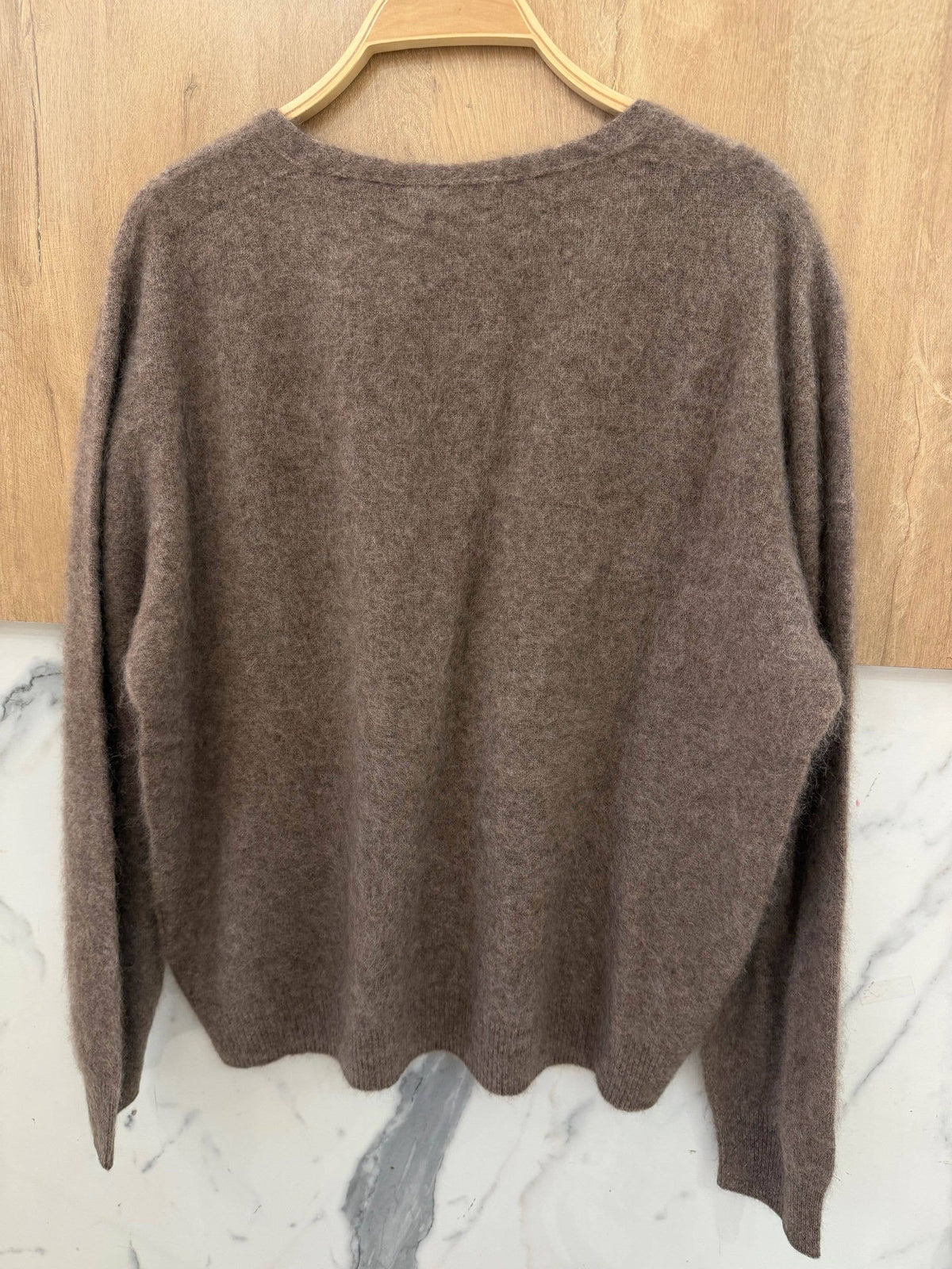 Cardigan aus Kaschmir | camel grey