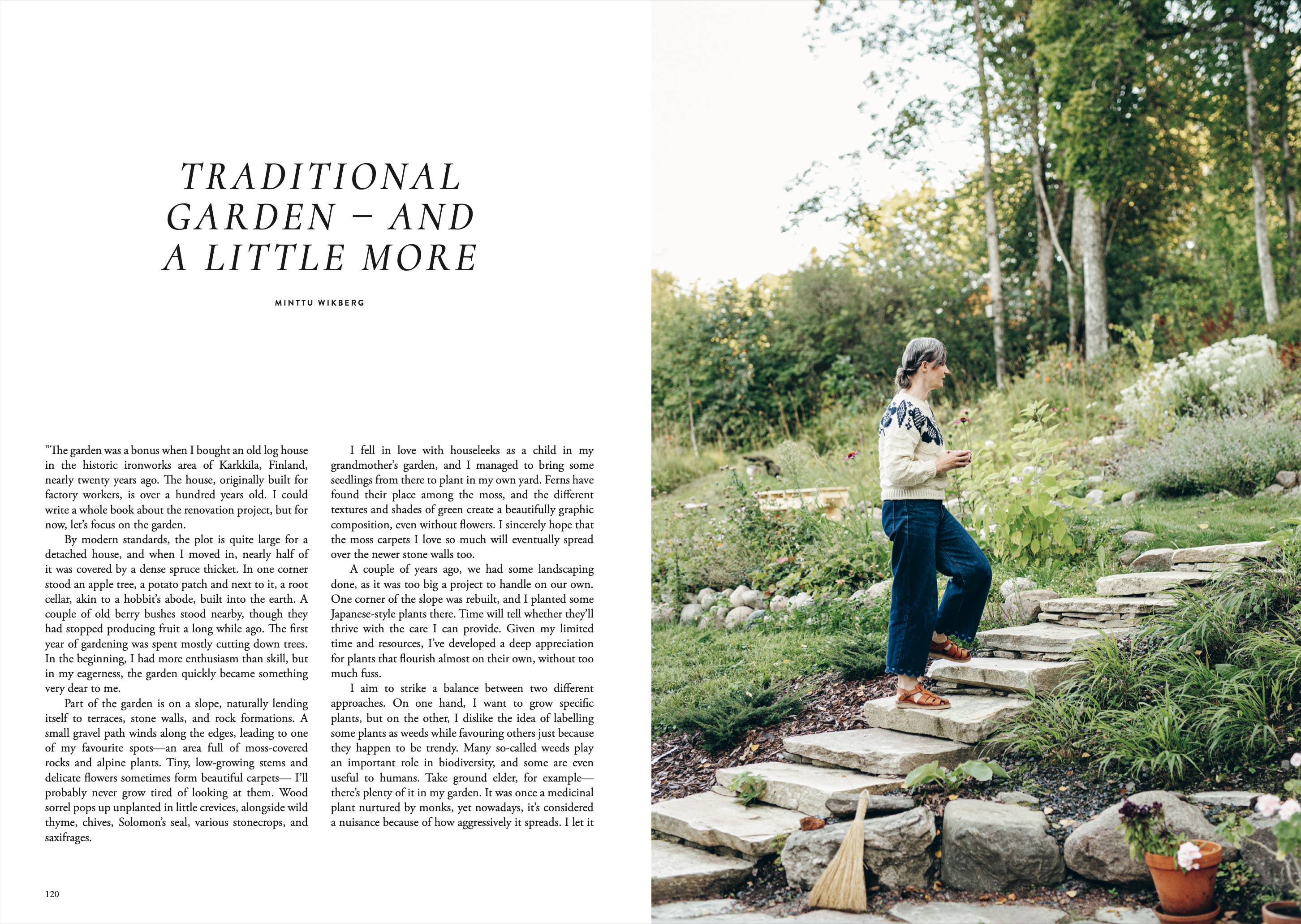 Tricots du jardin | Tricoter avec la nature comme inspiration