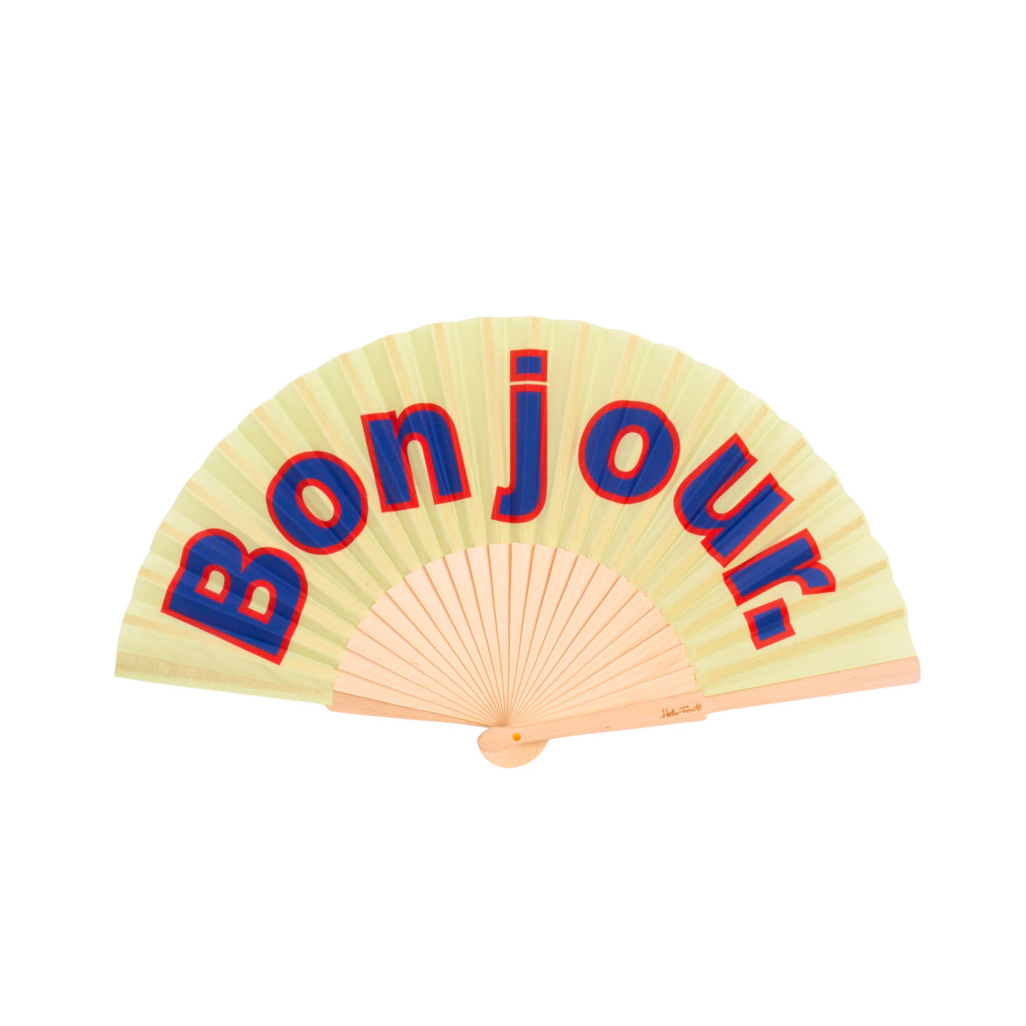 Fächer | Bonjour gelb