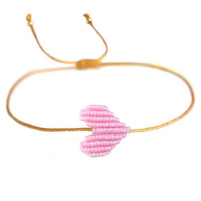 Bracelet Cœur | Rose