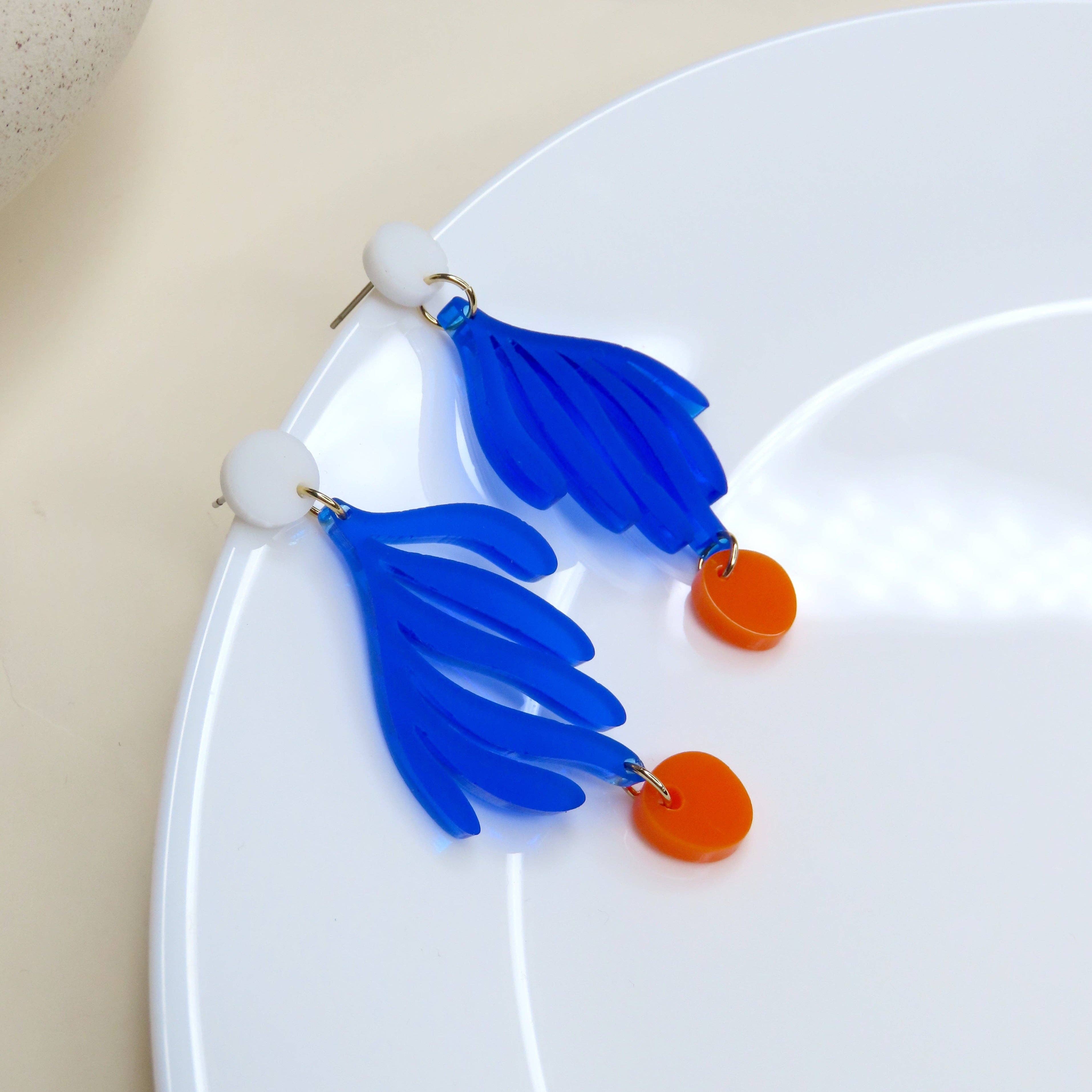 Earrings Matisse | azure