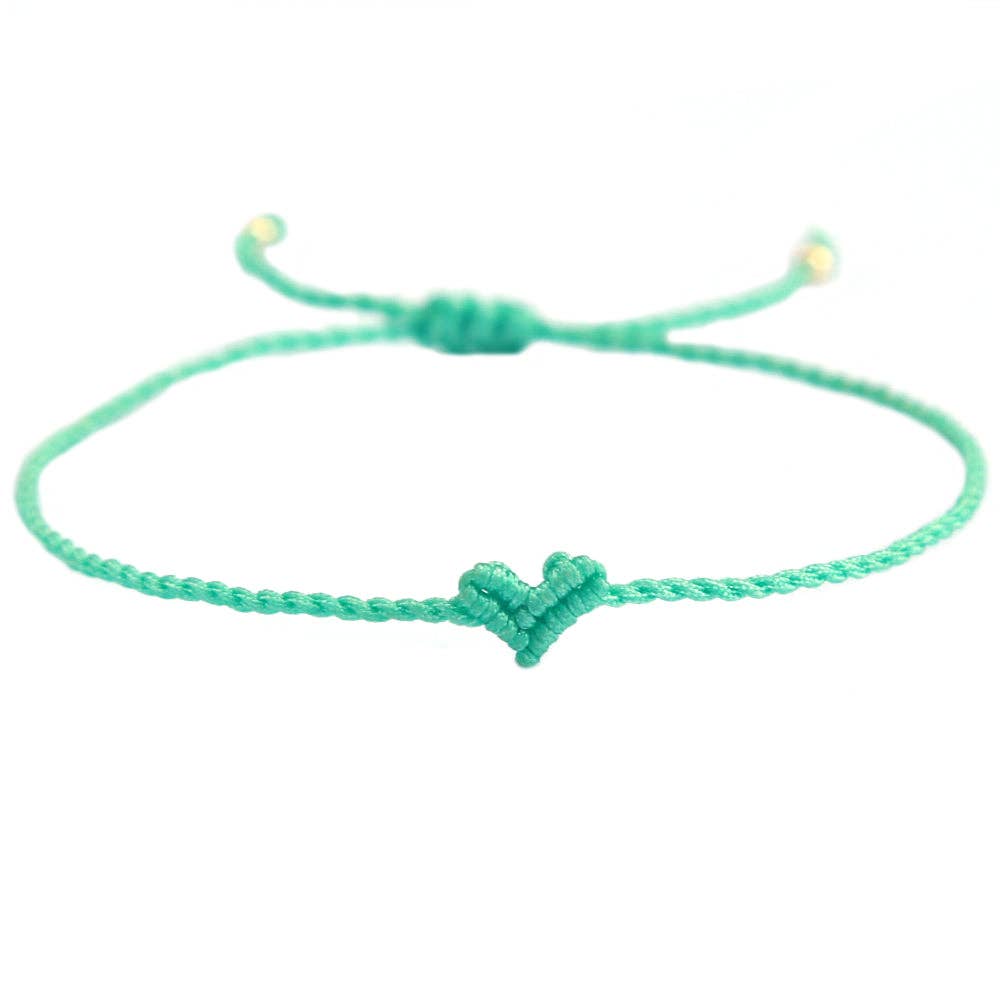 Bracelet cœur mini | turquoise