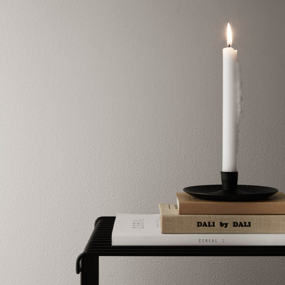 Candle Holder Plate | black