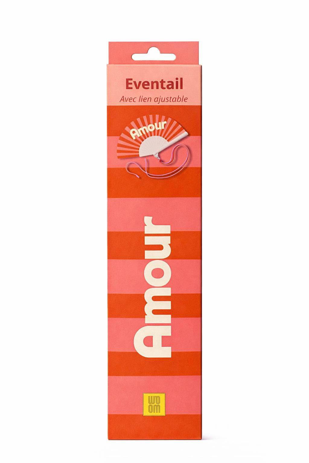 Stylische Fächer für den Sommer in einer attraktiven Geschenkverpackung von AMOUR.