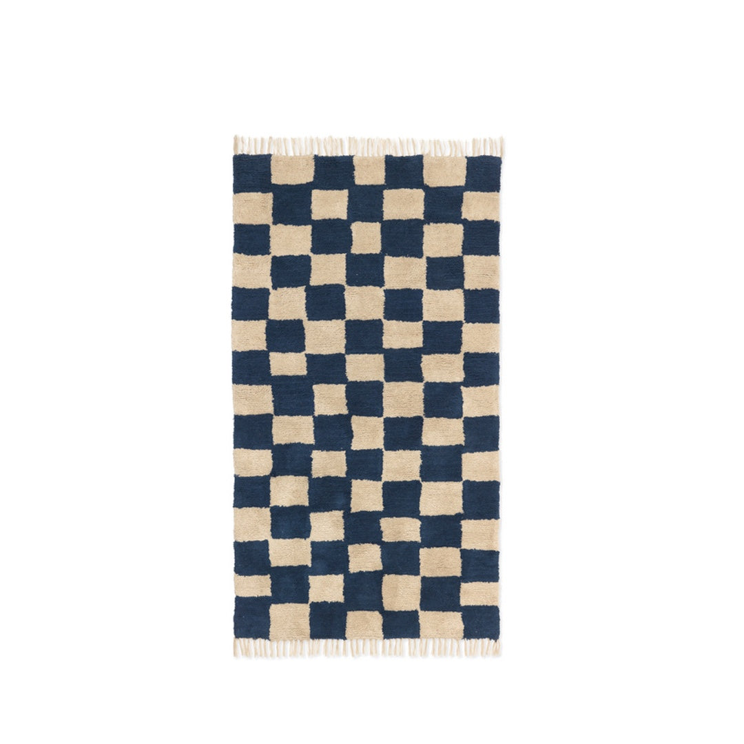 Mara Checkered Rug | 80x150cm