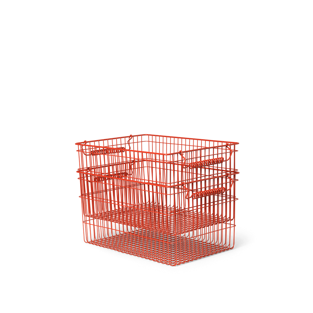 Storage basket Cala | red